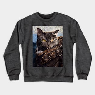 Armored knight cat: Prrince Crewneck Sweatshirt